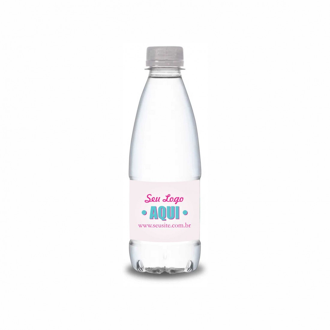 Garrafa de Água Personalizada. Lindoya 300ml - Natural