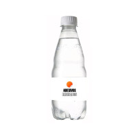 Garrafa de Água Personalizada Prata 370ml com gás