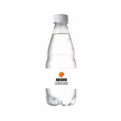 Garrafa de Água Personalizada Prata 370ml com gás