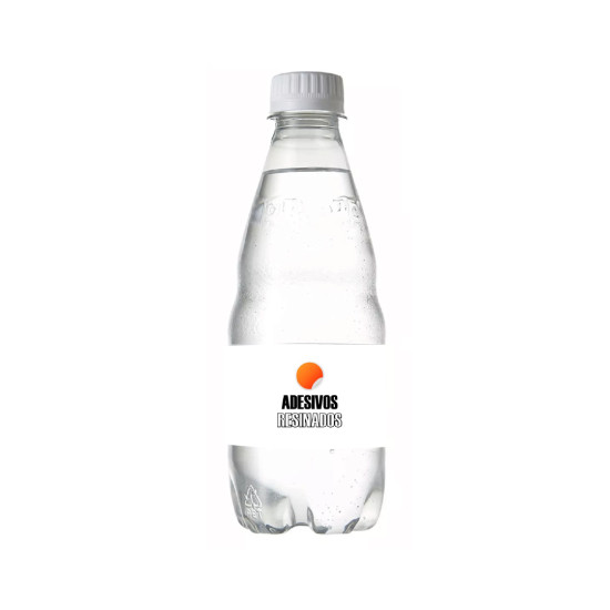 Garrafa de Água Personalizada Prata 370ml com gás