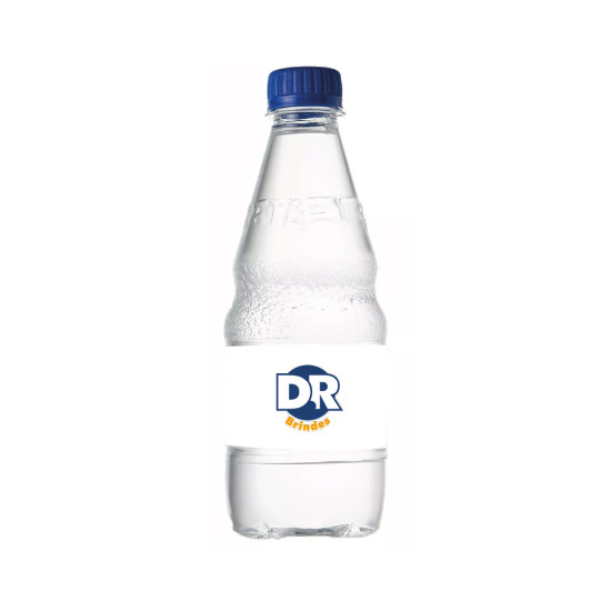 Garrafa de Água Personalizada Prata 370ml sem gás
