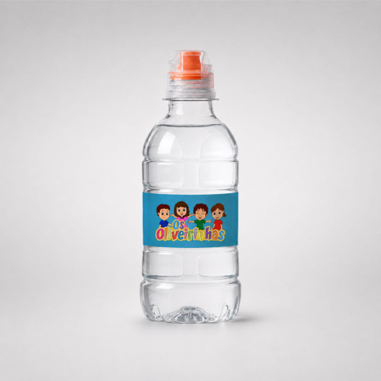 Garrafa de Água Personalizada Lindoya Sense Kids 240ml Natural