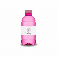 Garrafa de Água Personalizada. Lindoya Sense Rosa 240ml - Natural