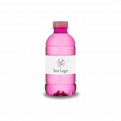 Garrafa de Água Personalizada. Lindoya Sense Rosa 240ml - Natural