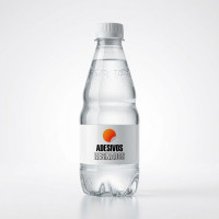 Garrafa de Água Personalizada Prata 370ml com gás