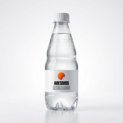 Garrafa de Água Personalizada Prata 370ml com gás