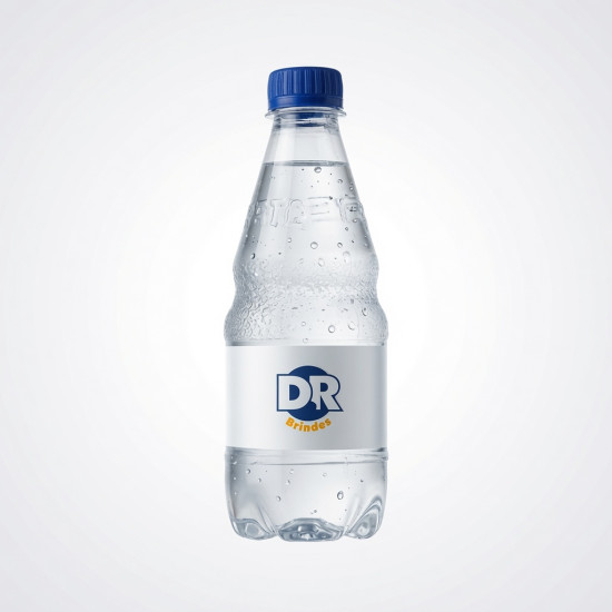 Garrafa de Água Personalizada Prata 370ml sem gás