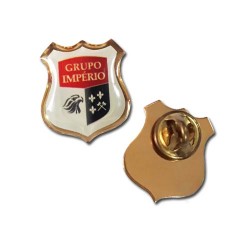 Pin Personalizado B26 Resinado Brasão 20x23mm