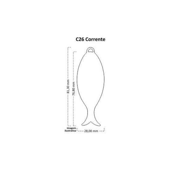 Chaveiro Corrente C26 Peixe