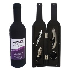 Kit Vinho 4 peças formato garrafa DR 520