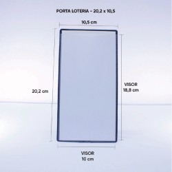 Porta Loteria em PVC DR 881 (100 unidades)