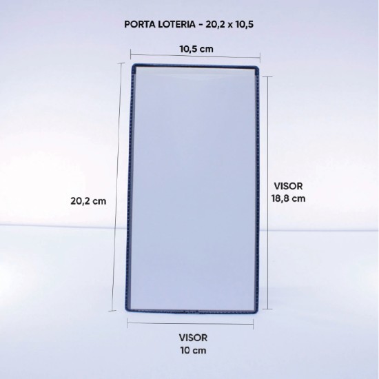 Porta Loteria em PVC DR 881 (100 unidades)