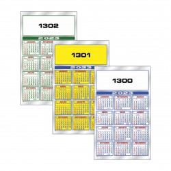 Folhinha Personalizada 2026 Comercial Metalizada 30 x 50 cm (100 unidades)
