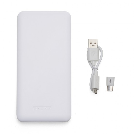 Power Bank 10.000mAh com Carregamento via Indução ou via Cabo DR 732 B