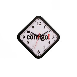 Relógio de Parede Lozango 22 x 22 cm DR 278